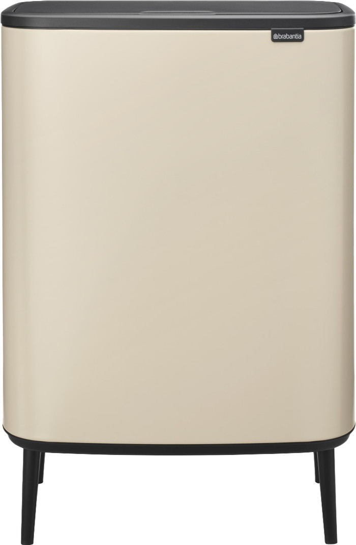 Brabantia Bo Touch Bin Hi Prullenbak 2 x 30 liter Soft Beige Main Image