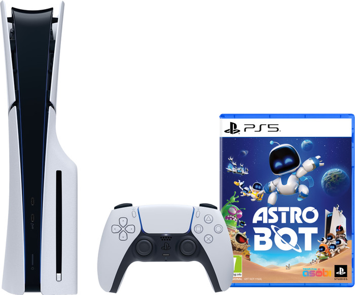 PlayStation 5 Slim Disc Edition + Astro Bot Main Image