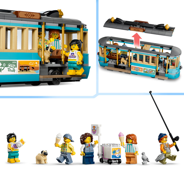 LEGO City Classic Beach Streetcar 60506 detail