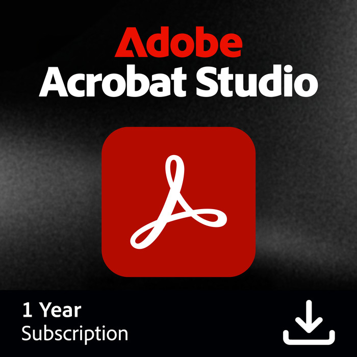 Adobe Acrobat Studio 1 Year - Digital Main Image