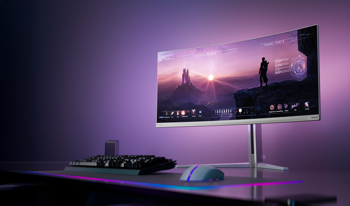 Philips 34M2C8600P QD-OLED Curved product in gebruik