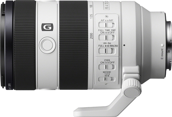 Sony FE 70-200mm f/4 G OSS II linke seite