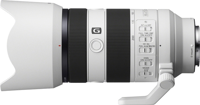 Sony FE 70-200mm f/4 G OSS II linke seite