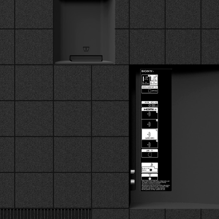 Sony KD-85X80L (2023) detail