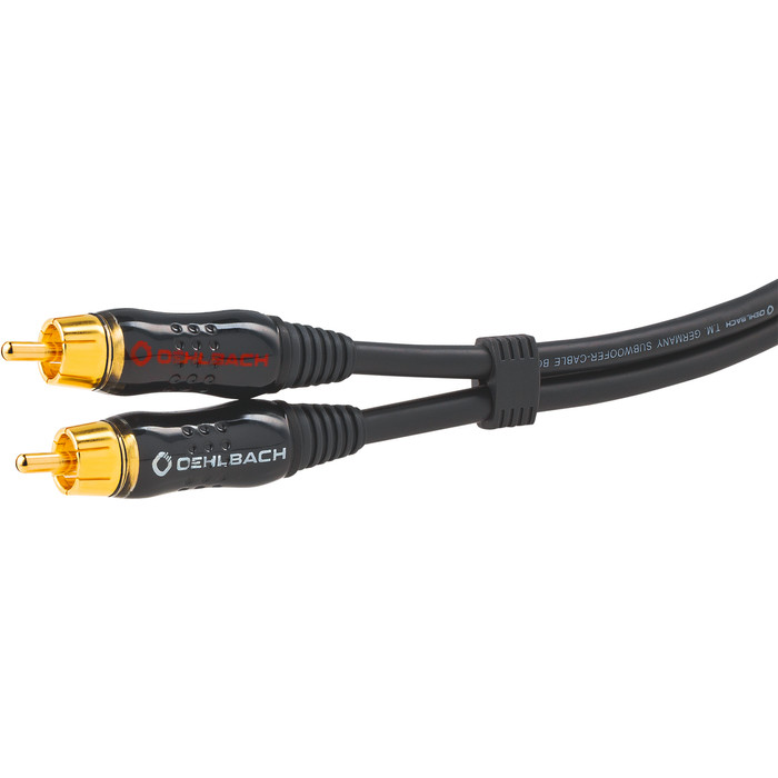 Oehlbach BOOOM! RCA to 2x RCA 2m Anthracite null