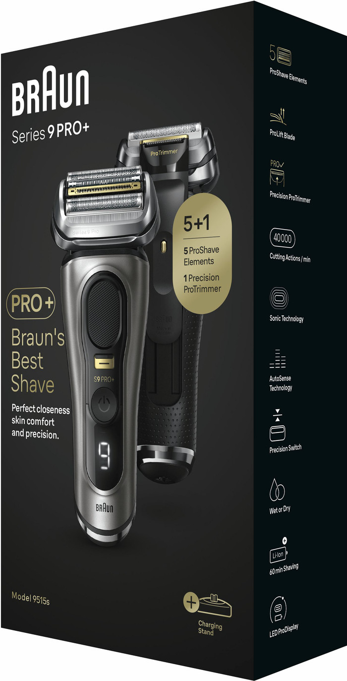 Braun Series 9 Pro+ 9515s Graphite packaging