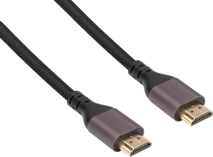 BlueBuilt HDMI Cable 4K 120Hz / 8K 60Hz Nylon 1.5m + 90° Adapter null