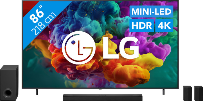 LG Mini-led 86" QNED85 (2026) + LG DS80TR Main Image