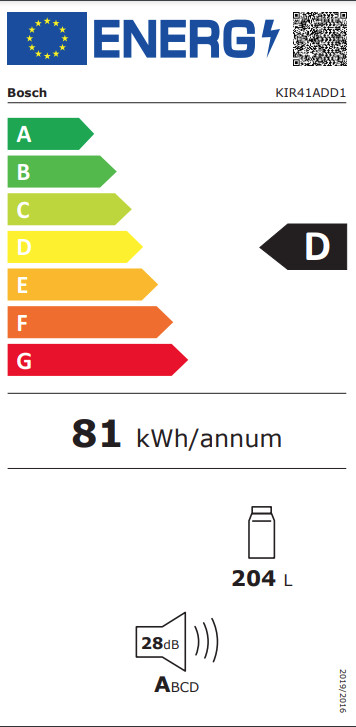 Bosch KIR41ADD1 energielabel