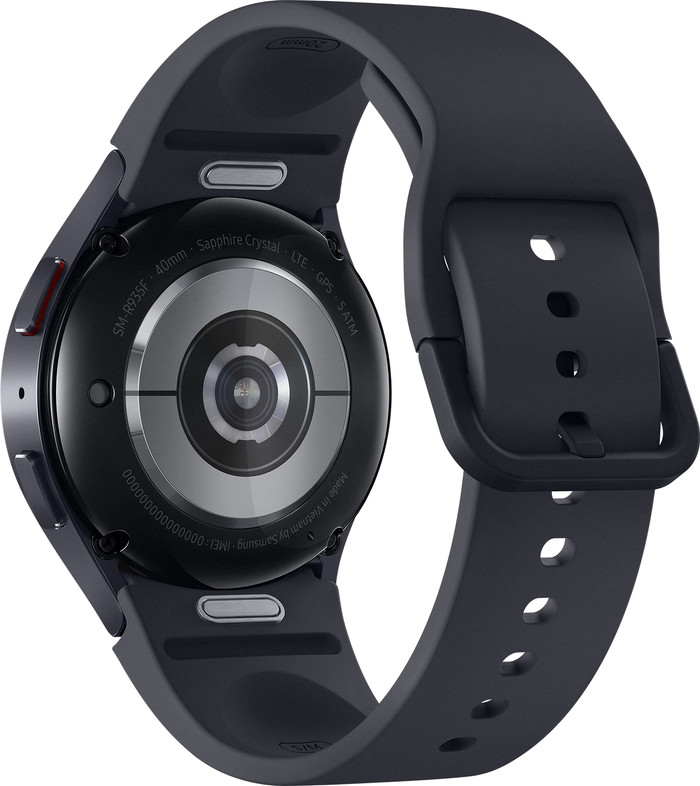 Samsung Galaxy Watch 6 Zwart 40mm achterkant