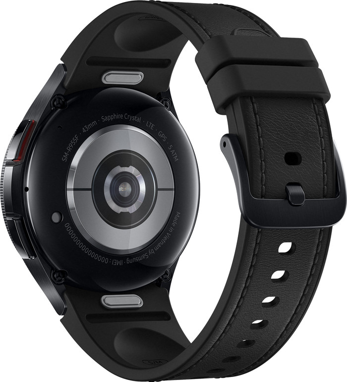 Samsung Galaxy Watch 6 Classic Zwart 43mm achterkant