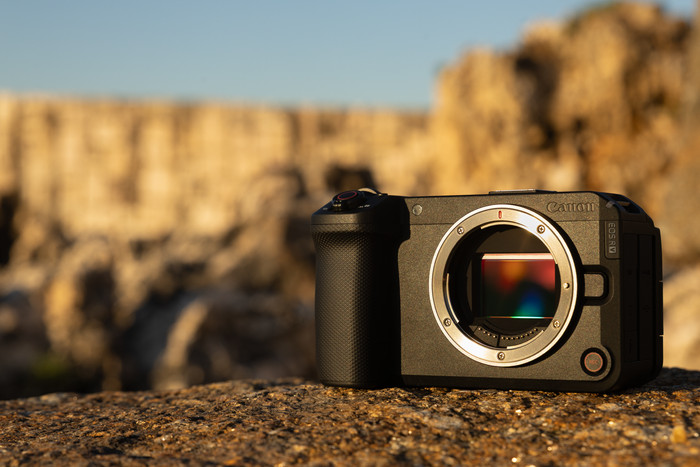 Canon EOS R6 V product in use
