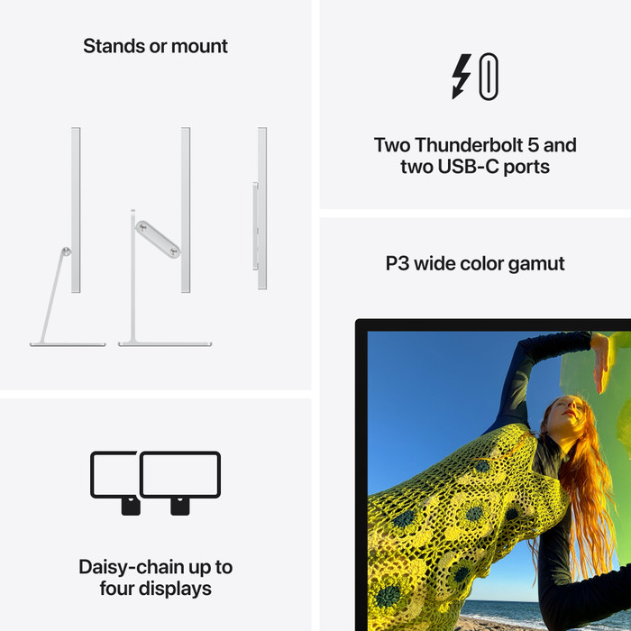 Apple Studio Display Nanotextuur (2026) met VESA montage visual leverancier