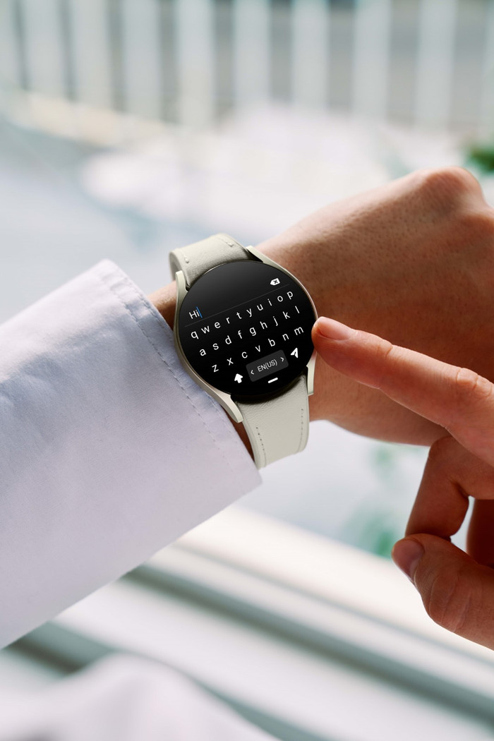 Samsung Galaxy Watch 6 Zwart 40mm product in gebruik