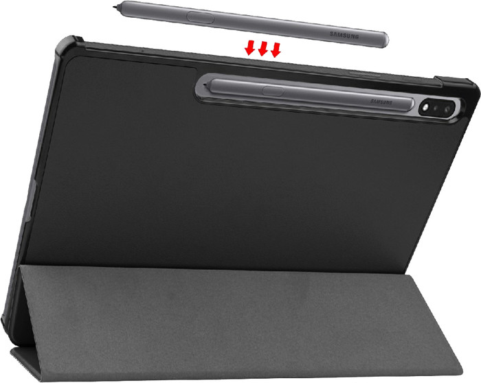 Just in Case Smart Tri-Fold Samsung Galaxy Tab S9/S9 FE/S10 FE Book Case Black null