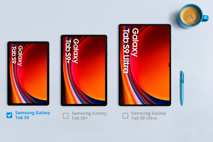 Samsung Galaxy Tab S9 11 inches 256GB WiFi and 5G Black + Protection Pack visual Coolblue 1