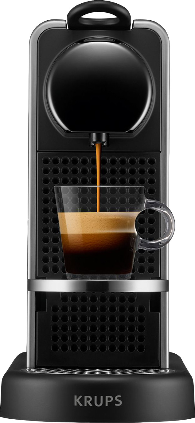 Nespresso CitiZ Platinum XN610T Titan voorkant