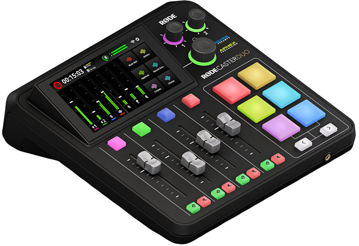 Rode Rodecaster Duo Zwart voorkant