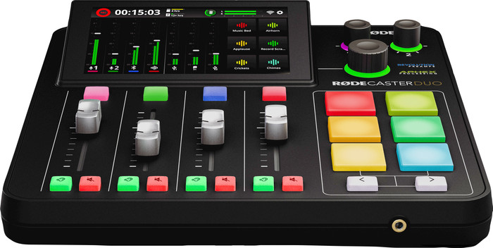 Rode Rodecaster Duo Zwart voorkant