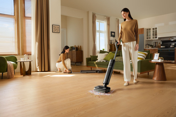 Dreame T12 Pro product in gebruik