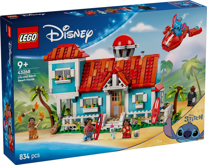 LEGO Disney Lilo and Stitch Beach House 43268 packaging