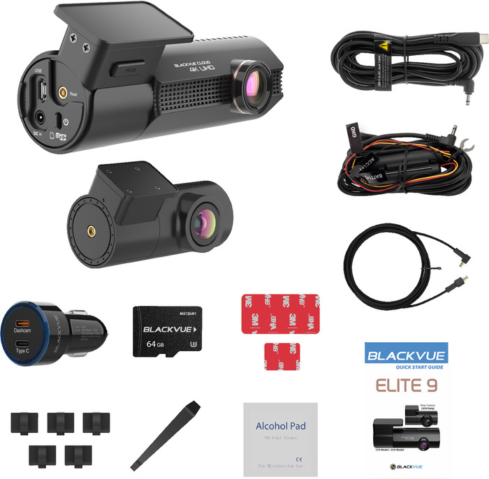 BlackVue Elite 9-2CH 64GB accessoire