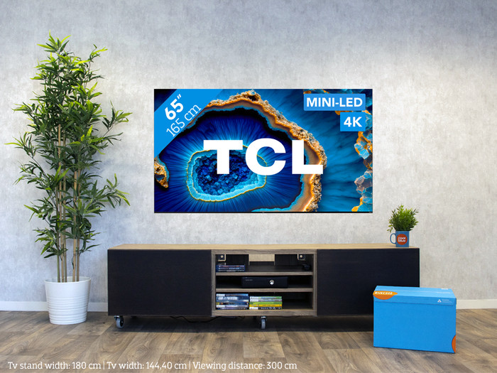TCL QD Mini-LED 65C803 (2023) + TCL Q85H null