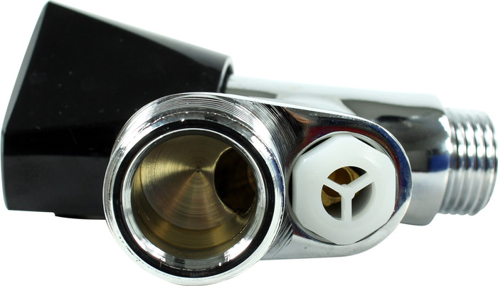 Scanpart Hose Connection Tap Black left side
