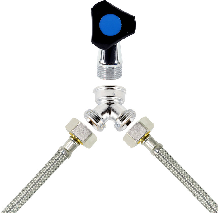 Scanpart Y-verbinding Aanvoerslang product in gebruik