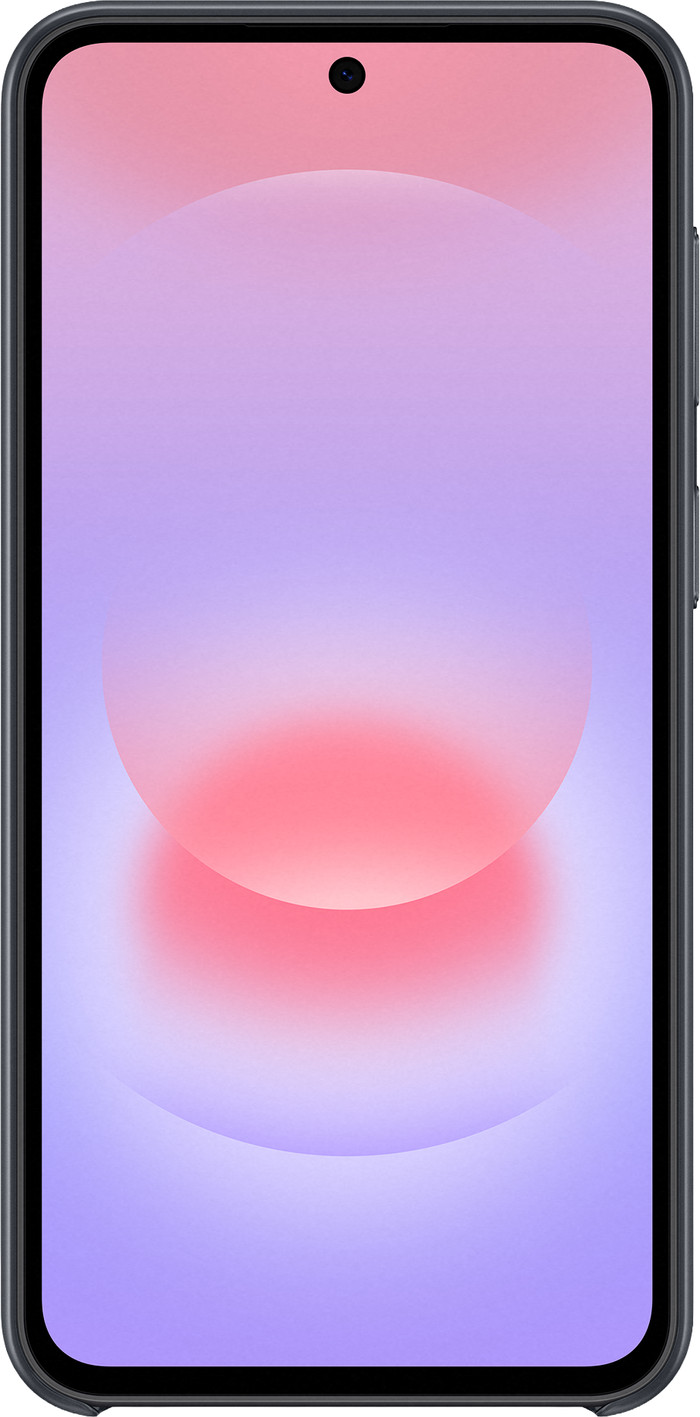 Samsung Galaxy A37 Card Slot Back Cover Zwart voorkant