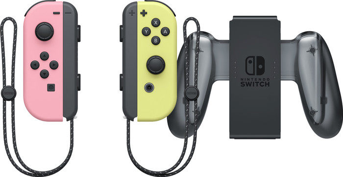 Nintendo Switch Joy-Con Pastel Set Rosa/Gelb + Nintendo Switch Joy-Con Charge Grip Main Image