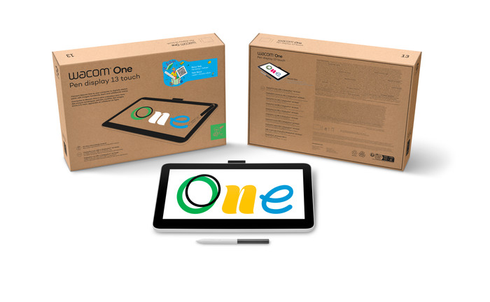 Wacom One 13 Touch product in gebruik