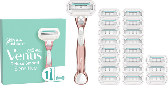 Gillette Venus Deluxe Smooth Sensitive + 19 navulmesjes Main Image