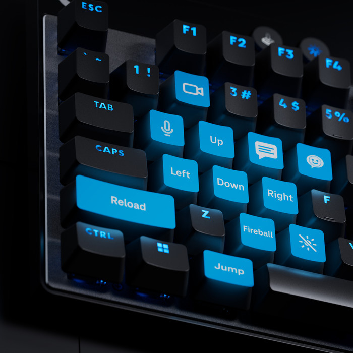 Logitech G Pro X TKL Rapid Gaming Keyboard Black QWERTY product in use