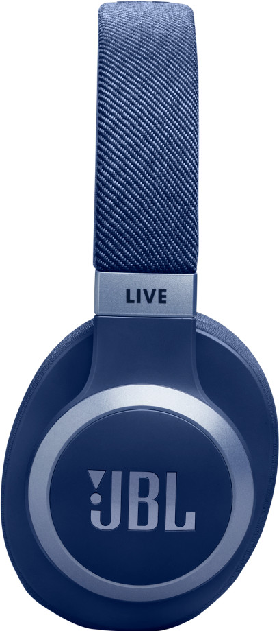 JBL Live 770NC Blauw + BlueBuilt Quick Charge Oplader met Us rechterkant
