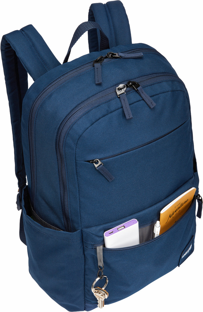 Case Logic Uplink Laptop Rugzak - Donkerblauw linkerkant