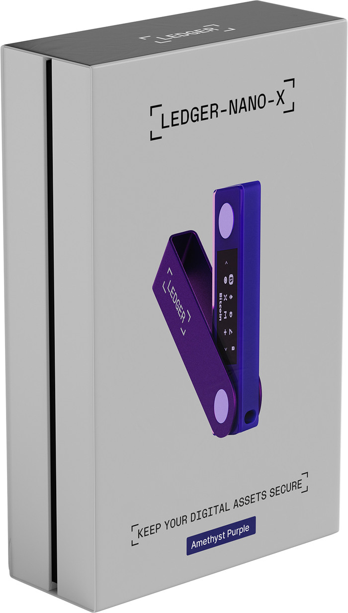 Ledger Nano X Paars Amethist null