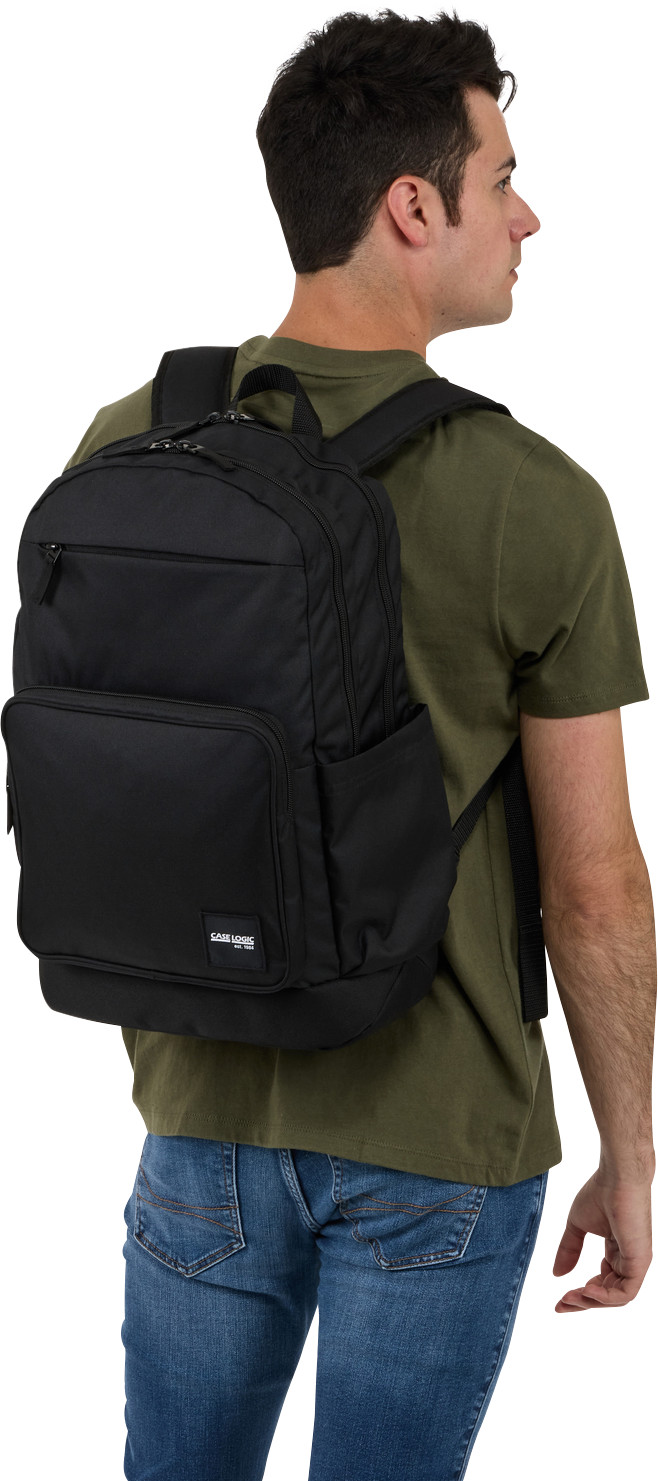 Case Logic Query Laptop Rugzak - Zwart product in gebruik