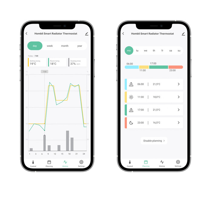 Hombli Tête Thermostatique Connectée Extension null