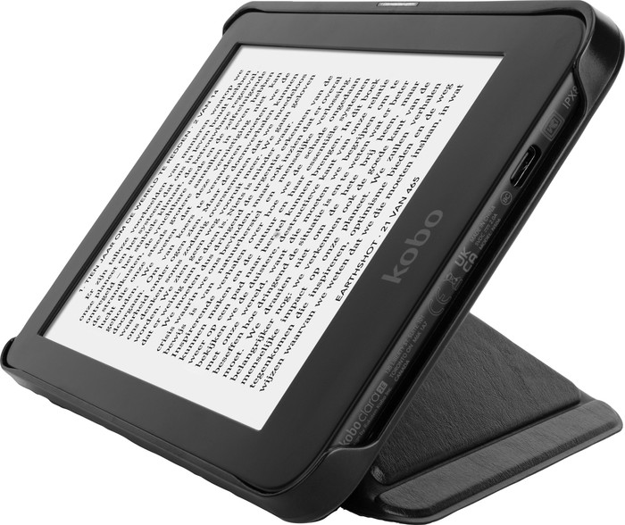 BlueBuilt Book Case Zwart voor Kobo Clara 2E rechterkant