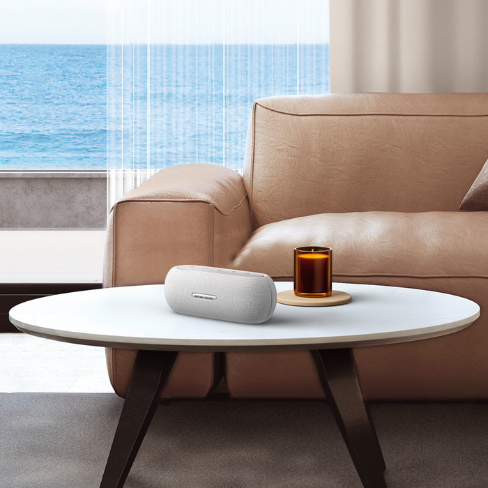 Harman Kardon Luna Grau produkt in gebrauch