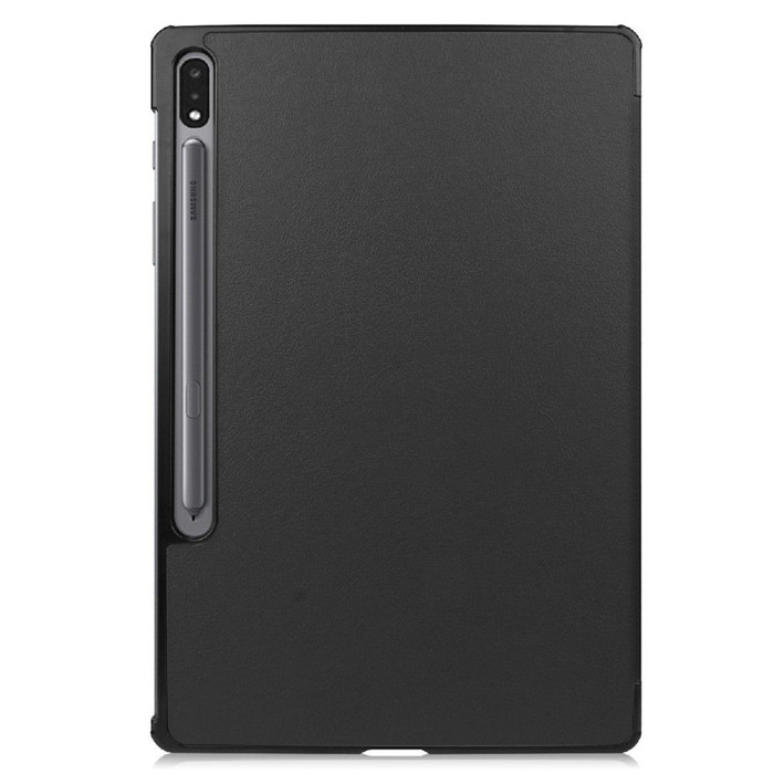 Just in Case Tri-Fold Samsung Galaxy Tab S10 Plus / S9 Plus / S9 FE Plus Book Case Black front