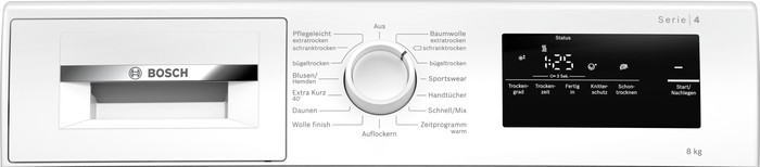 Bosch WTH83VV3 detail