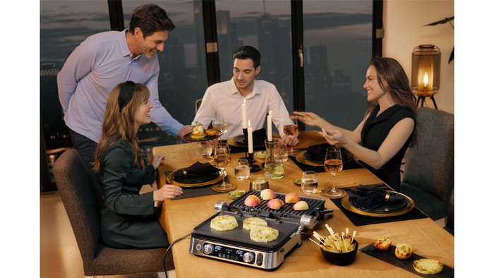 Braun MultiGrill 9 Pro CG9160 product in gebruik