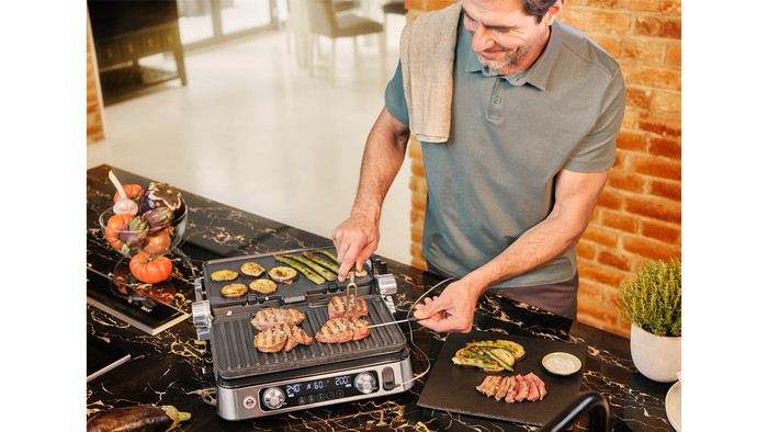 Braun MultiGrill 9 Pro CG9160 product in gebruik