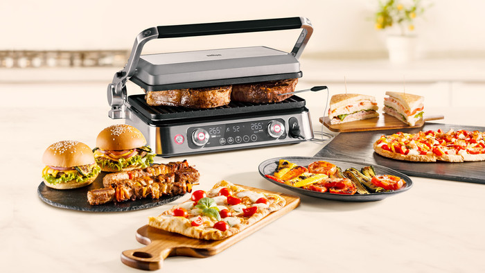 Braun MultiGrill 9 Pro CG9160 product in gebruik