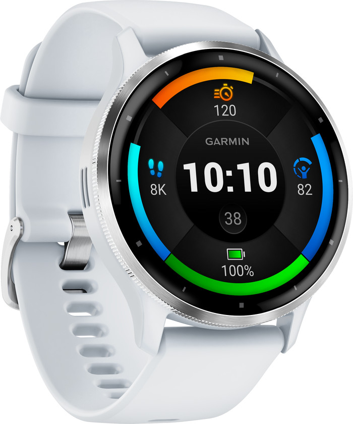 Garmin Venu 3 Zilver/Wit rechterkant