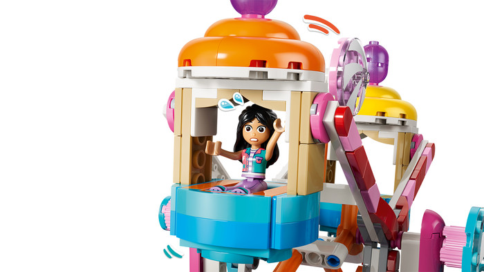 LEGO Friends Reuzenrad van Snoep en Cupcakes 42700 detail