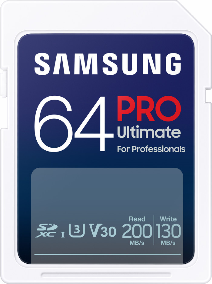 Samsung SDXC PRO Ultimate 64GB 130 MB/s Main Image