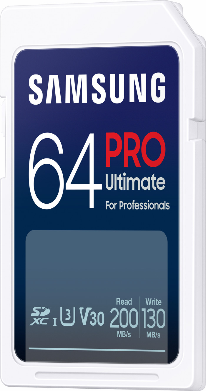 Samsung SDXC PRO Ultimate 64GB 130 MB/s rechte seite